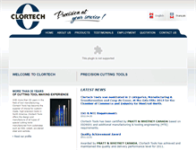 Tablet Screenshot of clortech.com